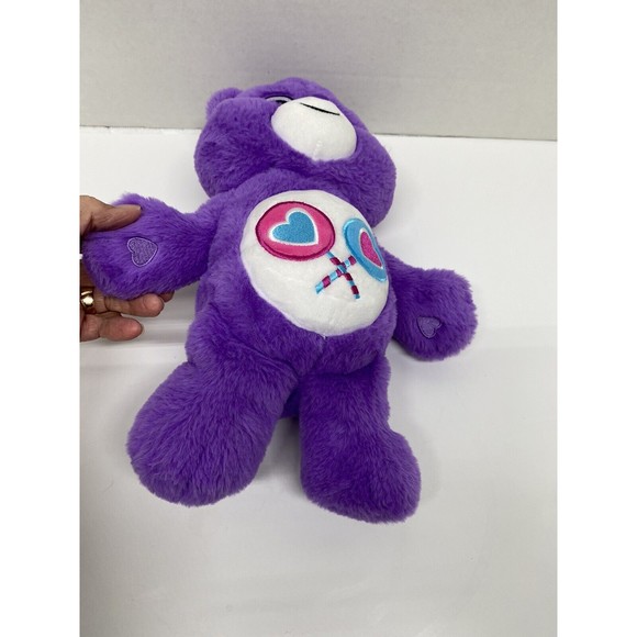 Care Bear Share Bear Plush Basic Fun with Lollipops Purple 13" Plush Toy 2020 - Picture 12 of 12